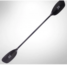 Highly stable carbon paddle blade for precise and powerful strokes in whitewater.