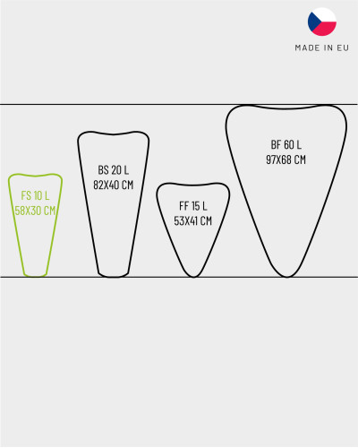 Hiko Buoyanci bag front splitt 10 Liter