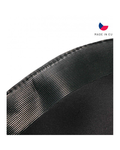 Polo-Spritzdecke mit elastischem Rand und hohem Kamin, dicht abschließend für sicheren Halt im Kajak.