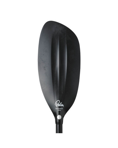 Schwarzes Kajakpaddel, leicht, modern, robust, aerodynamisch, elegant, lang, stabil, hochwertig.