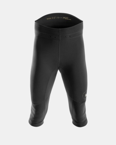 Black water sports shorts with zippered pocket, durable material, and a sporty, relaxed fit.